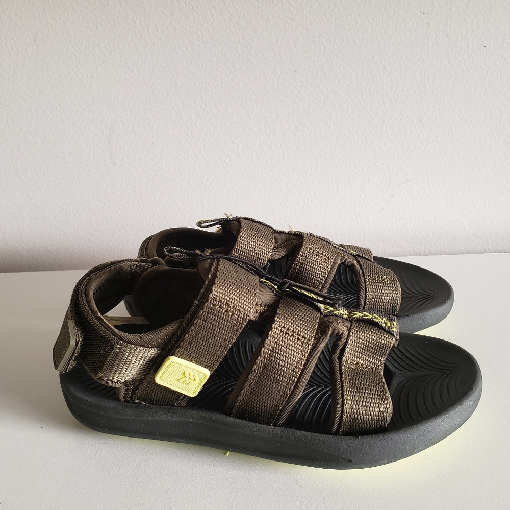Toddler Boys' Green Lumi Sandals Size 13